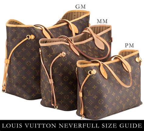 louis vuitton tote bag dimensions|louis vuitton neverfull mm size.